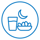 Ramadan breakfast icon