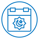 Ramadan calendar icon
