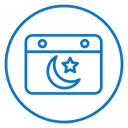 Ramadan calendar icon