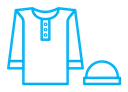 Ramadan clothes icon