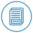 Raw data icon
