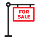 Real estate for sale sign 02 icon