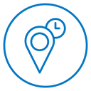 Real time location icon