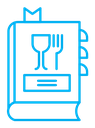 Recipe book Color Outline icon