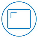 Rectangle panoramic 2 icon