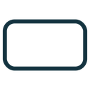 Rectangle panoramic icon
