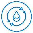 Recycle water icon