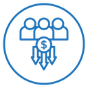 Reduce labor costs icon