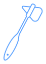 Reflex hammer Color Outline icon