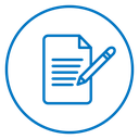 Registration paper icon