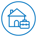 Remote work from home icon