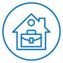 Remote work from home icon
