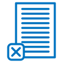 Remove document icon