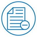 Remove document icon