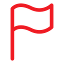Report flag set icon