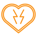 Rescue defibrillator icon