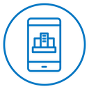 Reservation smartphone icon