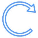 Reset Curved Arrow icon