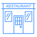 Restaurant Color Outline icon