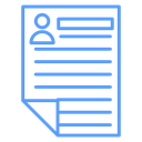 Resume Folded Page icon
