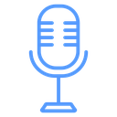 Retro Microphone Stand icon