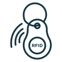 RFID key tag icon