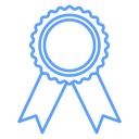 Ribbon Award Rosette icon