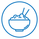 Rice bowl icon