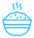 Rice bowl icon