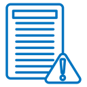 Risk analysis icon