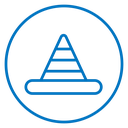 Road cone icon