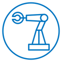 Robot arm icon