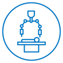 Robotic surgery icon