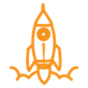 Rocket Spaceship Startup icon