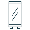 Roll up banners icon
