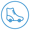 Roller skates icon
