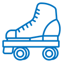 Roller skates icon