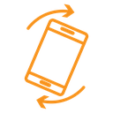 Rotate phone icon