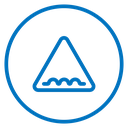 Rough road icon