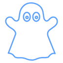 Round Eye Ghost icon