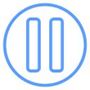 Round Pause Button icon