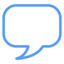 Rounded Chat Bubble icon