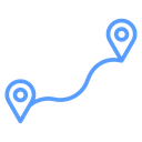 Route Pins Path icon