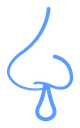 Runny nose icon
