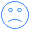 Sad Color Outline icon