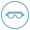 Safety goggles icon
