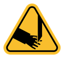 Safety hand icon