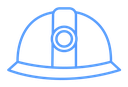 Safety helmet Color Outline icon