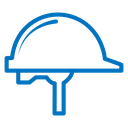 Safety helmet icon