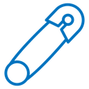 Safety pin icon